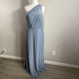 light gray chiffon bridesmaid dresses Light Grey Chiffon Cap Sleeve High Low Ankle Length Bridesmaid Dresses –  DaintyBridal main image 0